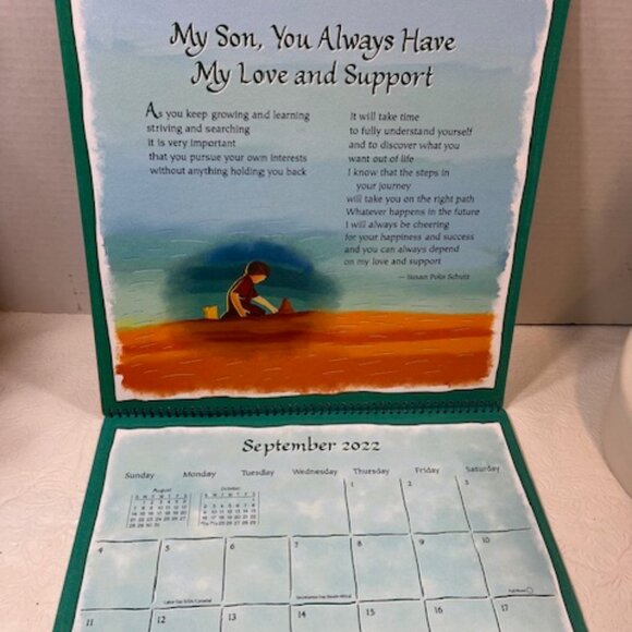 2022 "To My Son, I Love You" 12-Month Wall Calendar by Susan Polis Schutz - Picture 8 of 13